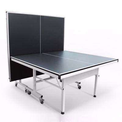 China MDF+tubes steel professional grade ping pong table home use game room indoor folding ping pong table for sale for sale