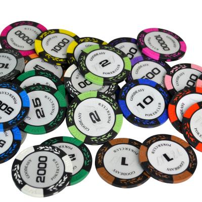 China Casino Texas Holdem Factory Direct Sale Clay Poker Chips Texas Hold'em Gambling Poker Chips Casino Club Coins for sale