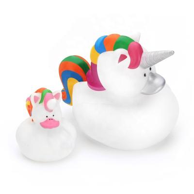 China Wholesale Bath Toy Unicorn Rubber Ducks Duckie Kids Animal Unicorn Rubber Duckies for sale