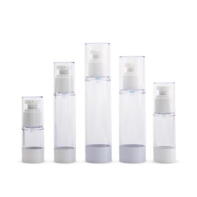 China Precision Finished Pump Cream Airless Bottle 15ml 30ml 15ml 30ml Refill Airless Lotion Bottle With Cap for sale