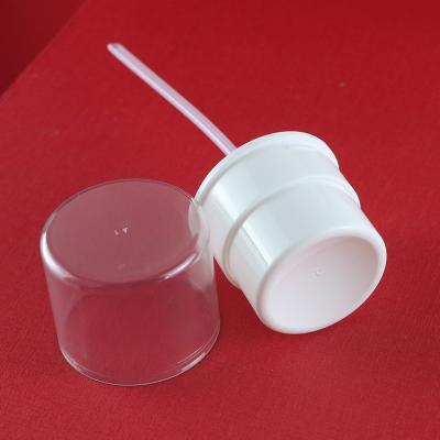 China Non Spill 24mm Nail Polish Remover Pump Lotion Pump Dispenser Bottles Pull Down Nail Polish Remover Pump for sale