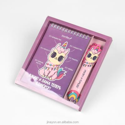 China Barber Shop Notebook and Pen Gift Set Custom Luxury Office Stationery Set for Girl for sale