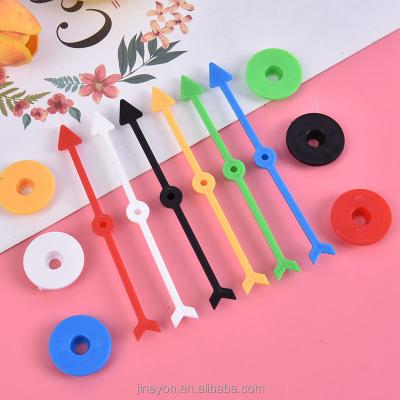 China Custom 4.5cm 5.8cm 7.2cm 8.6cm 10cm 13cm 15cm Length Arrow Spinner Paper Plastic Parts Board Game OEM Supplied for sale