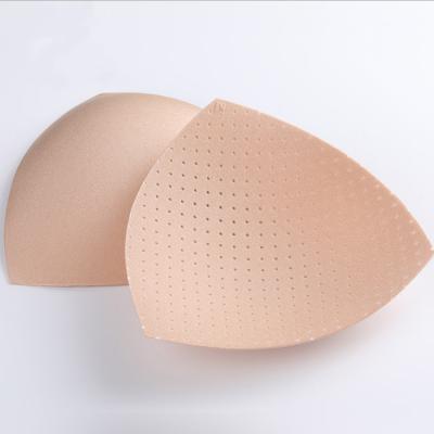 China Comfortable Triangle Sponge Pads Breast Bra Bikini Inserts Bra Pads Inserts Women' comfortable s sports cups bra insert for sale