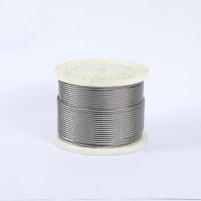 China Wholesale High Quality 304 Stainless Hoists Cable Galvanized Steel Wire Rope for sale