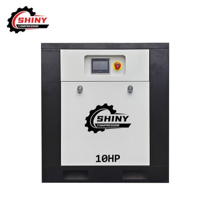 China Lubricated Heavy Duty 380V/220V/415V 7.5kw VSD Industrial Rotary Screw Air Compressor for sale