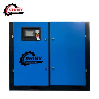 China 37KW 50HP Lubricated Two Stage Screw Air Compressor With Inverter for sale