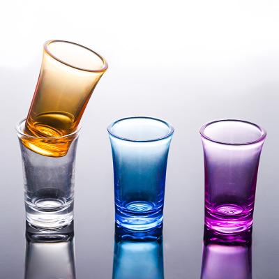 China Acrylic Sports Ball Cup Colored Plastic Mugs Bar Restaurant Club Drinkware Tools for sale