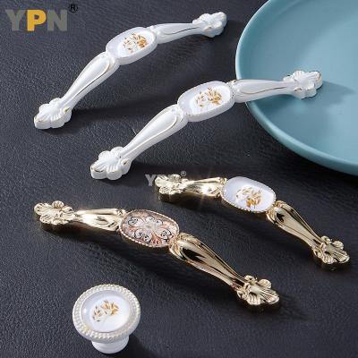 China YPN Modern Cabinet Handle for Drawer Door Drawer Wardrobe Cupboard Zinc Alloy Dresser Handles Furniture Handle for sale