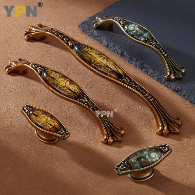 China YPN Modern Cabinet Handle for Drawer Door Drawer Wardrobe Cupboard Zinc Alloy Dresser Handles Furniture Handle for sale