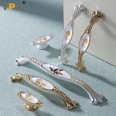 China YPN Modern Cabinet Handle for Drawer Door Drawer Wardrobe Cupboard Zinc Alloy Dresser Handles Furniture Handle for sale