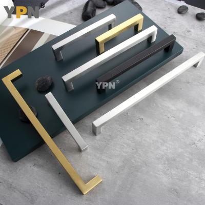 China YPN Modern Cabinet Handle For Drawer Stainless Steel Door Drawer Wardrobe Closet Dresser Handles Furniture Handle for sale