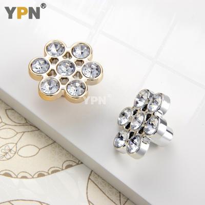 China YPN Modern Simple Styles Pulls Cabinet Handle Wardrobe Sideboard Handles Furniture Handles Furniture Crystal Knob for sale