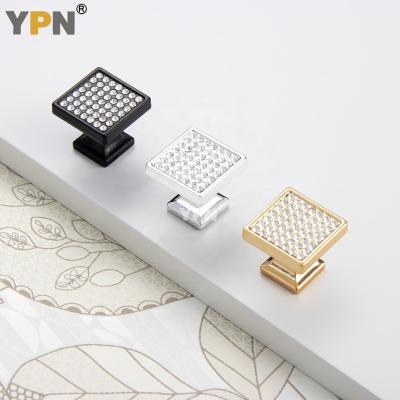 China YPN Modern Furniture Hardware Hardware Pull Push Cabinet Handle Wardrobe Sideboard Handles Furniture Handles Crystal Furniture Knob for sale