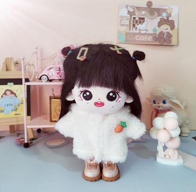 China Cartoon Toy 20CM Baby Clothes Star Doll Non-Attribute Plush Coat Cotton Doll Replacement Outfit for sale