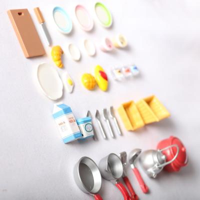 China Cartoon Toy Kid's Toy Series Whole Play Kitchen Cooking Props in 1:12 Dollhouse for sale