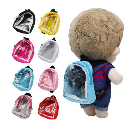 China 1/6 Milu Joint Doll Accessories BJD Cotton Doll Backpack 30cm 20cm Transparent Bag Doll Children's Play for sale