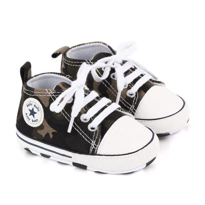 China Flat 2020 Wholesale Classic Canvas Sneakers Fashion Baby Infant Toddler Sports Shoes for sale