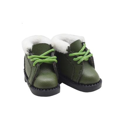 China Cartoon Toy Doll Shoes Ob 11 Doll Boots Custom Bjd Shoes 1/12 Shape Mini Doll Accessories Handmade Fur Boots Shoes for sale