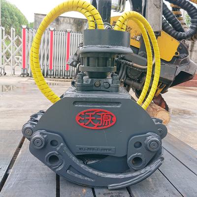 China Excavator Attachment Timber Grab Xuvol 50P Log Grab With Hydraulic Mini Excavator 360 Log Grapple for sale