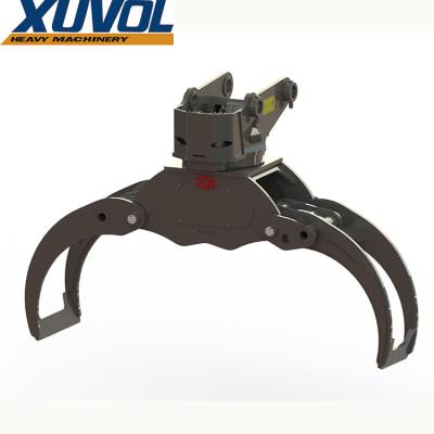 China Excavator Attachment Grapple Grabs WYJ180P Excavator Grapple For 18 To 20 Ton Excavator With High Strength Log Grapple for sale