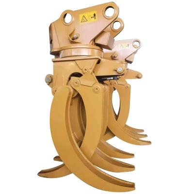 China Excavator Grapple Attachment Construction Machinery Parts WYJ150Z Excavator Attachments For 10 To 15 Ton Excavator With 360 Rotation Excavator Grapple for sale