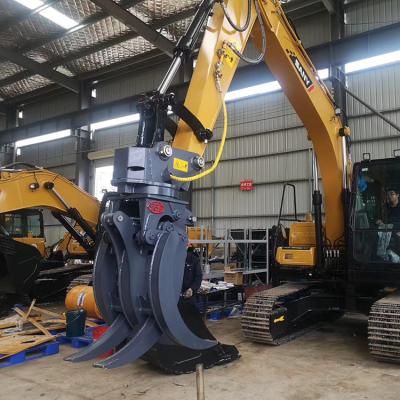 China Excavator Grapple Attachment Grabs WYJ100Z Grapple For 5 To 9 Ton Excavator With 360 Hydraulic Hydraulic Rotation Grapple for sale