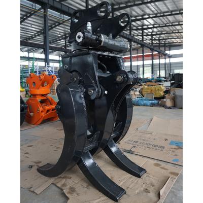 China Excavator Grapple Attachment Grapples WYJ150Z Excavator Grapple For 10 To 15 Ton Excavator With 360 Rotation Hydraulic Tri Grapple for sale