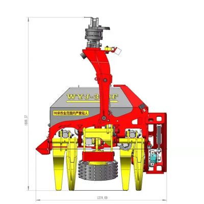 China XUVOL 360F Machinery Plant and Harvester Forestry Equipment Head With Automatic Cutting Tree Max Hydraulic Cutter 360mm for sale