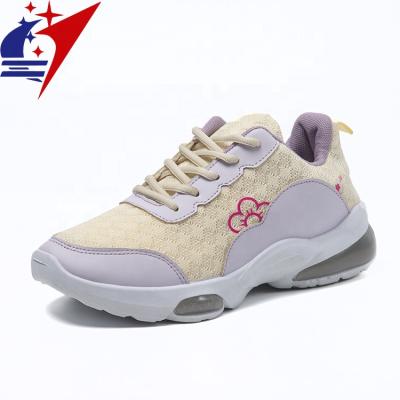 China CUSHIONING Factory Wholesale Wedges Ladies Shoes Running Flat Comfortable Breathable Shoes Women Casual Shoes for sale