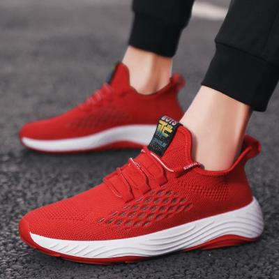 China CUSHIONING OEM red lightweight mens shoes men's sports shoes breathable sports sneakers for sale