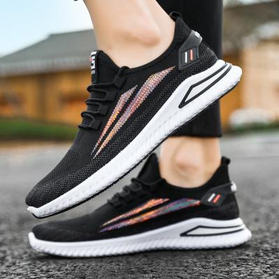 China CUSHIONING black sneakers running shoes custom fashion light sport shoes for men other sports shoes for sale