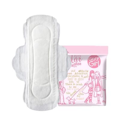 China OEM breathable lady ultra 280mm cotton sanitary pads high quality gots organic cotton sanitary napkin manufacturer for sale