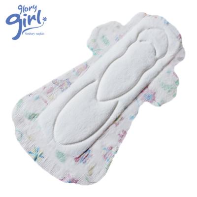 China Maxi Cotton Super Absorbent Thick Absorbent Organic Disposable Female Pad Cotton Sanitary Napkin Pad Online Wholesales for sale