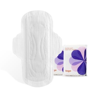 China Breathable Wholesale Cotton Sterilized Women Sanitary Pads New Design Sanitary Napkin For Night Wear for sale