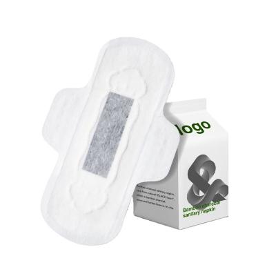 China Breathable Wholesale Lady Care Pad Bamboo Charcoal Menstrual Sanitary Napkin Menstrual Napkin Premium Manufacturer for sale