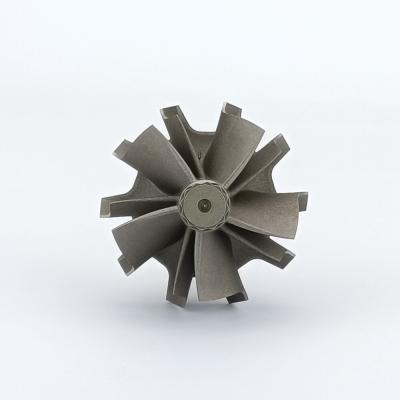 China TD04HL 5+5 Blades Upgrade Turbo Turbine Wheel Shaft 49189-30100 49177-30100 49189-03201 Inconel 713C Te koop