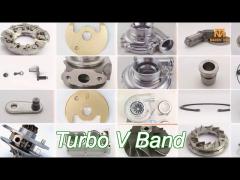 td05 49178-30230 turbo v band turbocharger turbine exhaust v band clamp flange