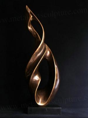 China Creative Metal Artwork Sculptures , Metal Circle Sculpture For Home Decoration for sale