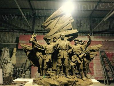 China The Red Army Wall Relief Sculpture Royally Wall Decor Size Customized for sale