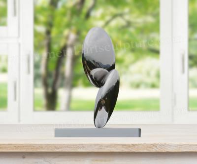 China Glossing Mirror Modern Outdoor Sculpture Stainless Steel As Outer / Internal Decoration for sale