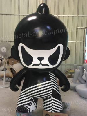 China Outdoor Fiberglass Animal Sculptures Artificial Style For Art Country / Gym Decoration for sale