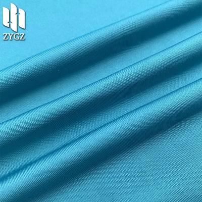 China Sustainable 180GSM 96% polyester 4% spandex t-shirt knitted fabric wholesale tight apparel sweatcloth knitted backing fabric for sale