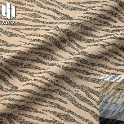 China Waterproof 170gsm Thickened Anti Tear Zebra Camouflage Style Digital Printing Custom Fabric 100 Nylon Fabric Anti Down Coat Bag Shoe Fabric for sale