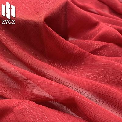 China QUICK DRY Silver Multi Color Stain Wholesale Apparel Fabric Wholesale Chiffon Chiffon Gauze Polyester Dress Fabric Custom Digital Printed Fabric for sale