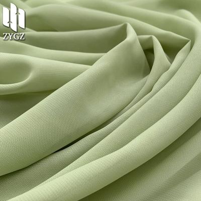 China 120d Chiffon Plain Georgette Fabric QUICK DRY Woven Polyester Tulle Dress Garment Striping Cloth Lining Fabric for sale