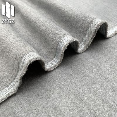 China Winter Double Sided Mixed Viable Woolen Fabric Woolen TR Color Coat Wool Fabric Spot Hot Wholesale for sale