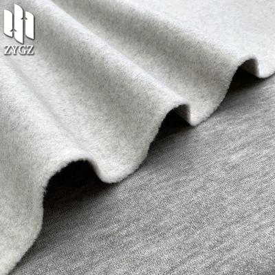 China Winter Wholesale Antelope Stain Cloth Overcoat Warm Woolen TR Fabric Viable Elastic Single-sided Barbed Cashmere for sale