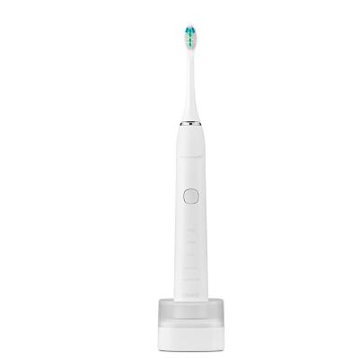 China Inductive Charging Rechargeable Electric Toothbrush with Nylon Bristles Sonic Electric Toothbrush for Adult ISO CE ROHS Approved for sale