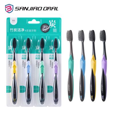 China Tapered Manual Charcoal Stiffens Supermarket Hanger High End Toothbrush Manufacturer for sale